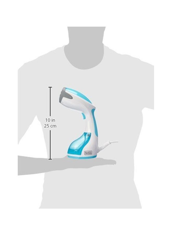 BLACK+DECKER Handy Garment Steamer - Hst1200 Min 1 year manufacturer warranty 260 ml 1200 W HST1200-B5 Blue/White - Image 2