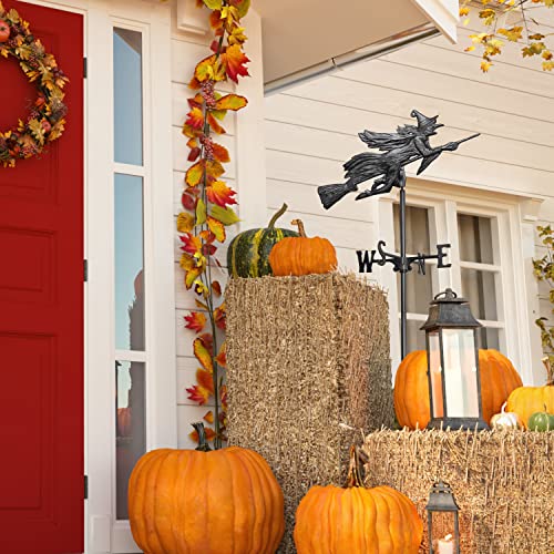 Whitehall Products Flying Witch Garden Weathervane, Black - Image 5