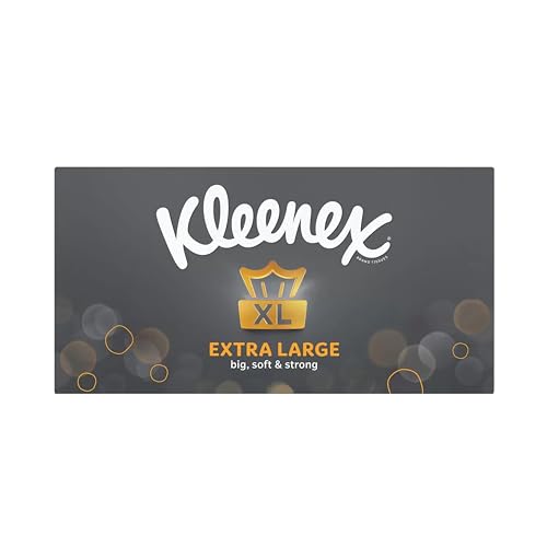 Kleenex مناديل كلينكس للوجه كبيرة الحجم للرجال 2 طبقة 90 ورقة، عبوة من 6 - Image 2