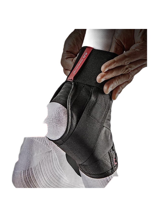 McDavid 195 Ankle Brace, Sprain Prevention, Ankle Support, For Men And Women, Professional Sports Fitness Protection Gear, Black, Size M - Image 1