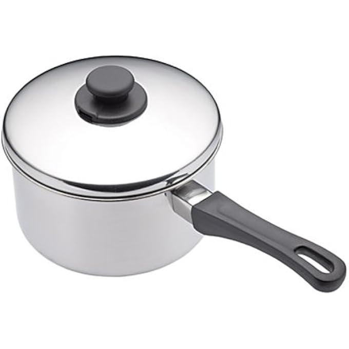 KitchenCraft Stainless Steel Extra Deep Saucepan And Lid 16Cm Tagged And Boxed - Image 1