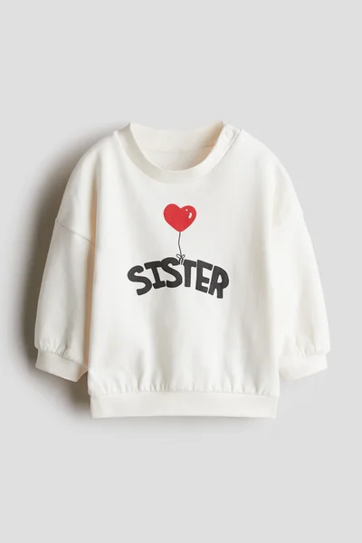 H&M Print-Motif Sweatshirt