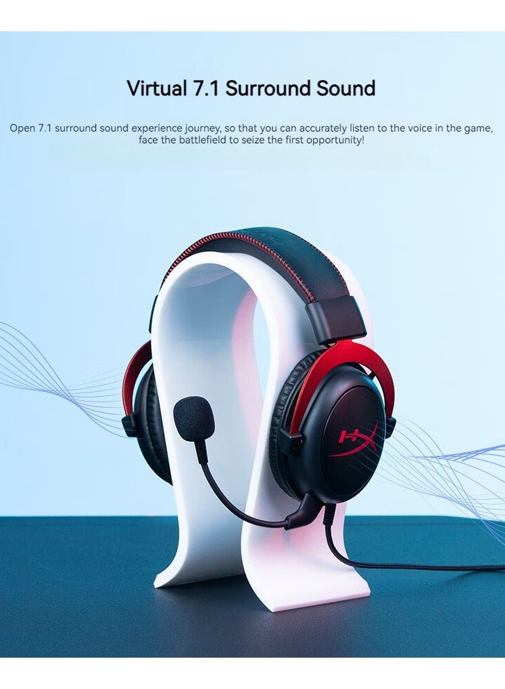 HYPERX Cloud II Wired Over-Ear Gaming Headphones For PS4/PS5/XOne/XSeries/NSwitch/PC - Image 3