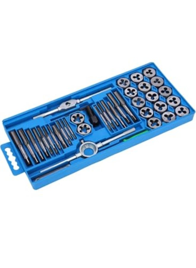 40pcs Tap and Die Set Milling Carbon Steel Hand Threading Tool Hardware Supplies Professional Accessories - Image 2