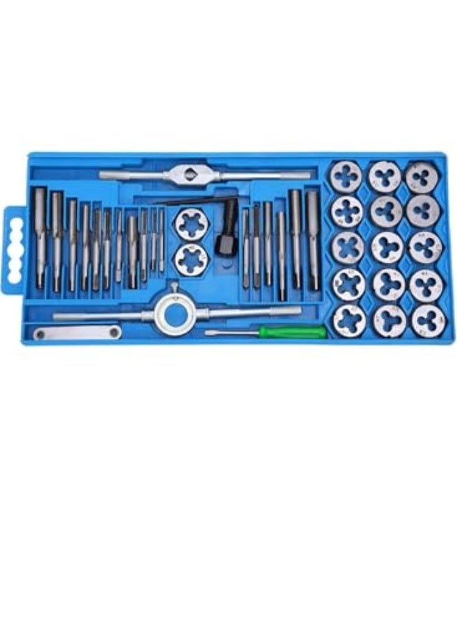 40pcs Tap and Die Set Milling Carbon Steel Hand Threading Tool Hardware Supplies Professional Accessories - Image 3