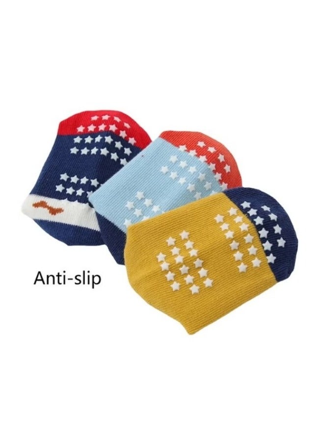 12 Pairs Baby Socks Cotton Non-Slip Striped Kids Socks Boys' Socks Girls' Socks Multicolor  - Image 5