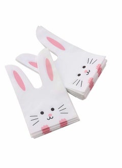 Y&D Candy Bag Gift Bag, Rabbit Shape, Tote Cookie Suitable For Wedding Birthday Party Supplies (100 PCS)  - Image 1