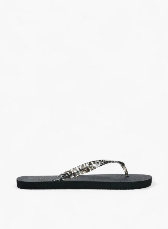 Celeste Women's Textured Thong Slippers