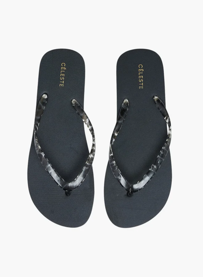 Celeste Women's Textured Thong Slippers