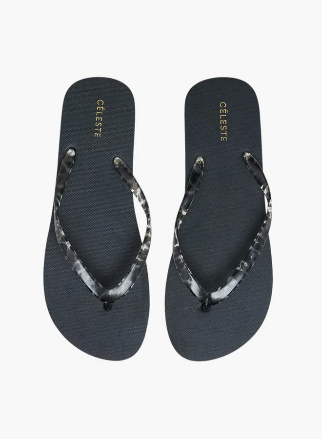 سيليست شباشب نسائية بنعل مزخرف