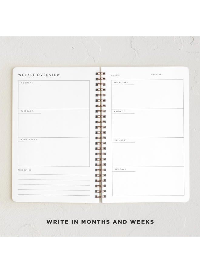Minted Weekly Planner | Red Lines of Bows - Image 3