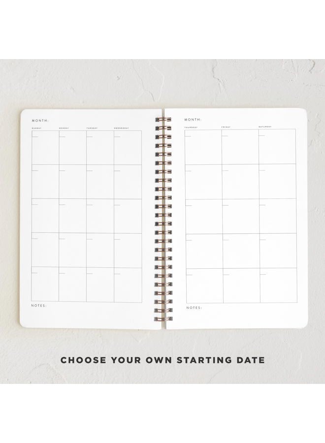 Minted Weekly Planner | Red Lines of Bows - Image 2