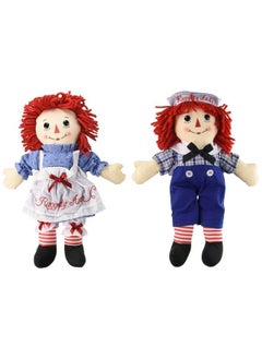 Bundle Of 2 Aurora Dolls Large 16'' Classic Raggedy Ann And Raggedy Andy