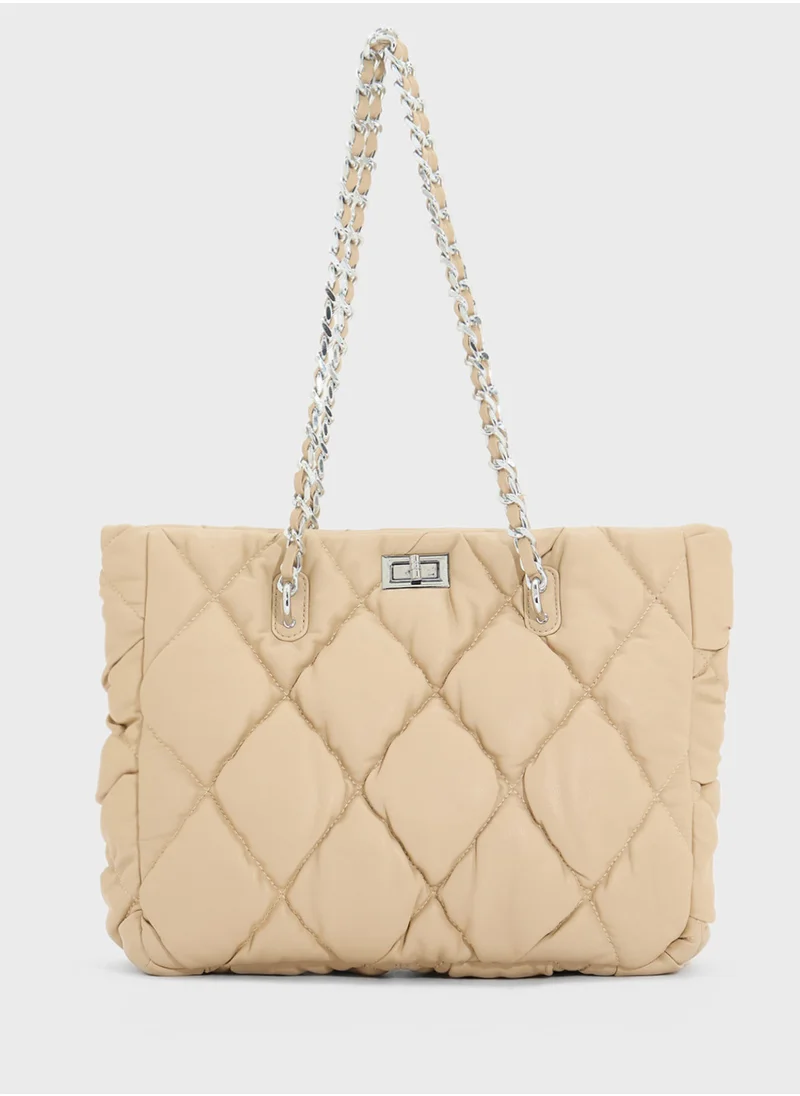 ايلا Quilted Ladies Tote Bag