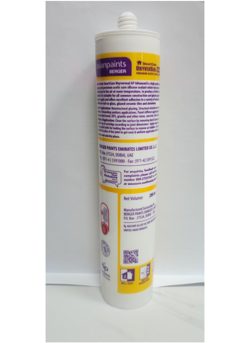 Asian Paints Berger Silicone sealant Smart Care Universal GP advanced premium acetic care Silicone sealant  ( Celera  color )  - Image 2