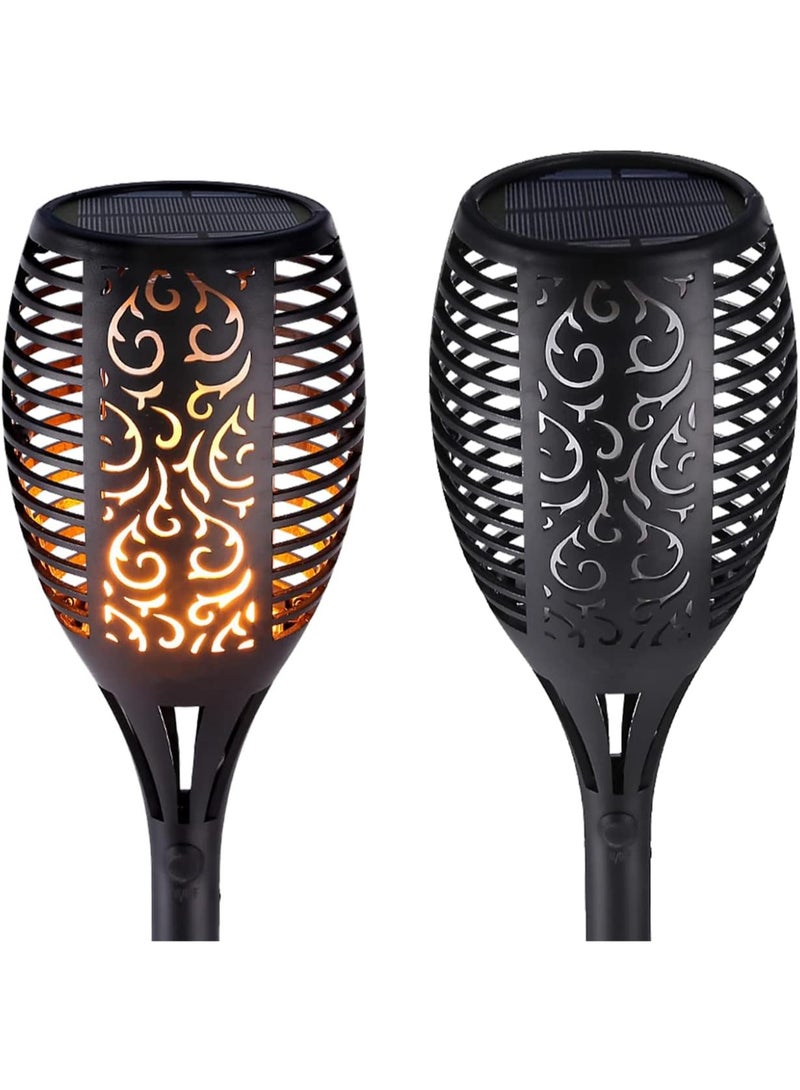 2PCS Solar Flame Led Light With Sensor Activated - Waterproof Solar Garden Lights In-Ground Landscape Lighting for Pathway, Yard, Deck, Lawn, Patio, Walkway - Image 3