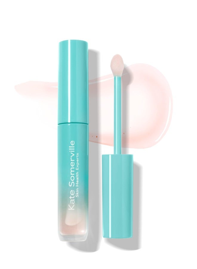 Kate Somerville Pro-Collagen Lip Oil Elixir – Hydrating Lip Balm for Plump, Glossy Lips, Clear No-Tint Formula, 0.24 Fl Oz - Image 1