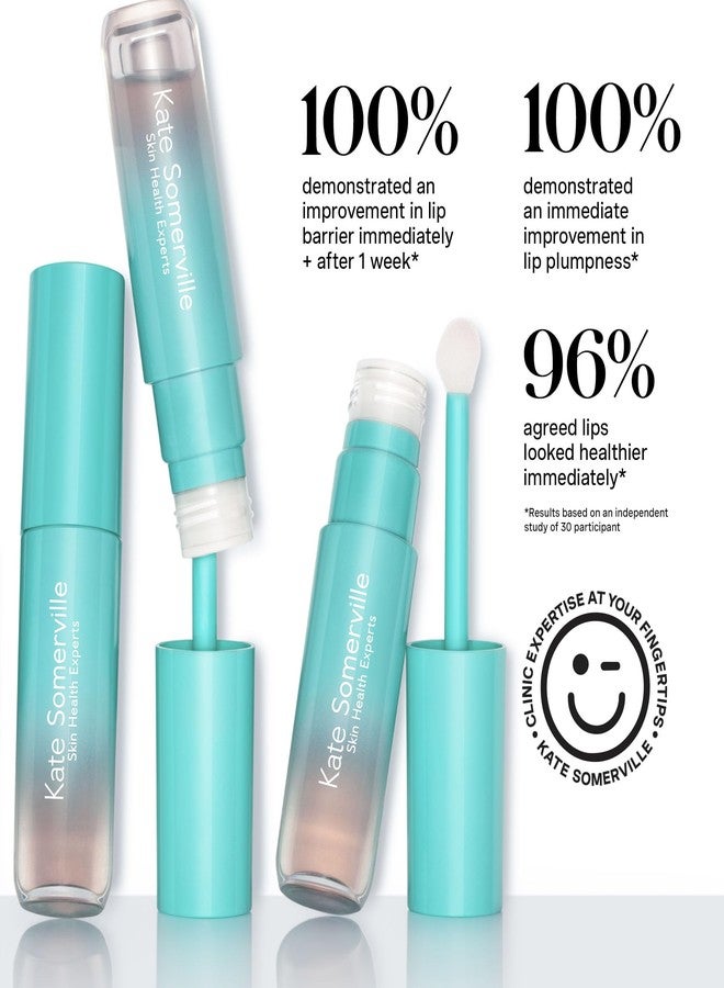 Kate Somerville Pro-Collagen Lip Oil Elixir – Hydrating Lip Balm for Plump, Glossy Lips, Clear No-Tint Formula, 0.24 Fl Oz - Image 5