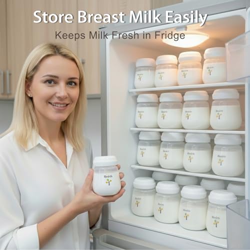 Bimirth Baby Bottle Set for Newborns, Bimirth Feeding & Breast Milk Storage Bottles with Storage Lids, 11-Piece Wide-Neck Anti-Colic BPA-Free Starter Gift Set with Steam Bag & Cleaning Brushes (6oz/180ml) - Image 3