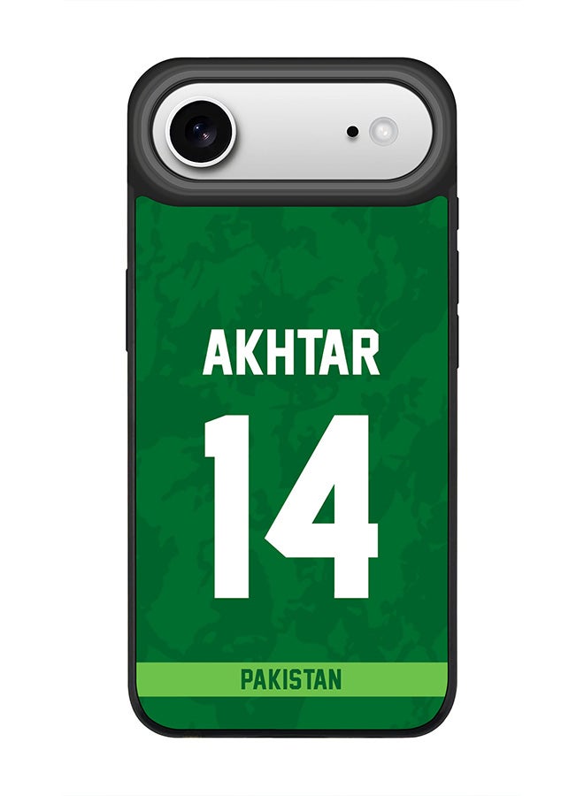 Stylizedd iPhone Air Case, [Compatible with MagSafe] Slim Magnetic cover Phone Case iPhone Air -Pakistan Shoaib Akhtar, Jersey No 14 - Image 1