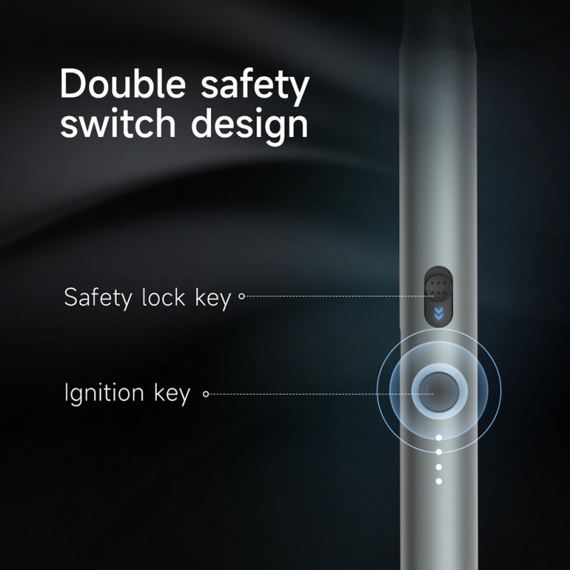 DUKA IG1 Plasma Ignition Pen Plasma Ignition Airless And Oil-Free Lithium Direct Chargsing Alloy Crafts Windproof Visible Power Protection - Image 5