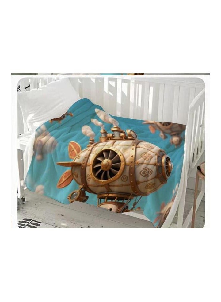 general Flannel thin blanket (warm and comfortable, suitable for sleep, gaming, dust removal and sandproof) 150cm*200cm - 234 - Image 3