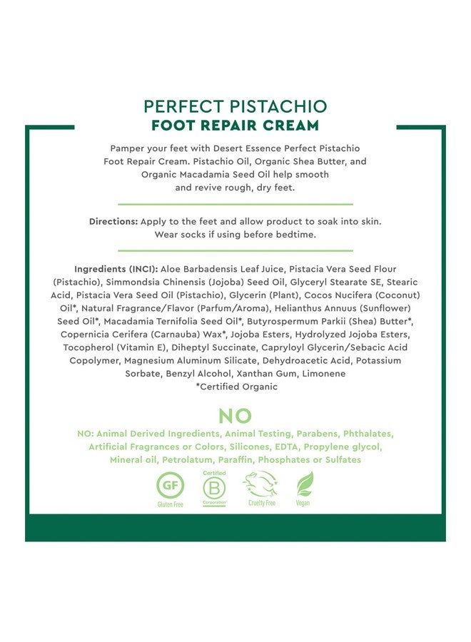 كريم إصلاح القدم بالفستق، 3.5 أونصة سائلة، عبوة مكونة من 3 قطع، تعيد نعومة وإصلاح البشرة وتجديدها، زيت جوز الفستق، زبدة الشيا، زيت بذور المكاداميا، لم يتم الإساءة إلى الحيوانات لتصنيعها - Image 5