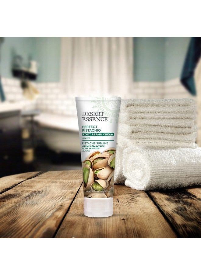 كريم إصلاح القدم بالفستق، 3.5 أونصة سائلة، عبوة مكونة من 3 قطع، تعيد نعومة وإصلاح البشرة وتجديدها، زيت جوز الفستق، زبدة الشيا، زيت بذور المكاداميا، لم يتم الإساءة إلى الحيوانات لتصنيعها - Image 4