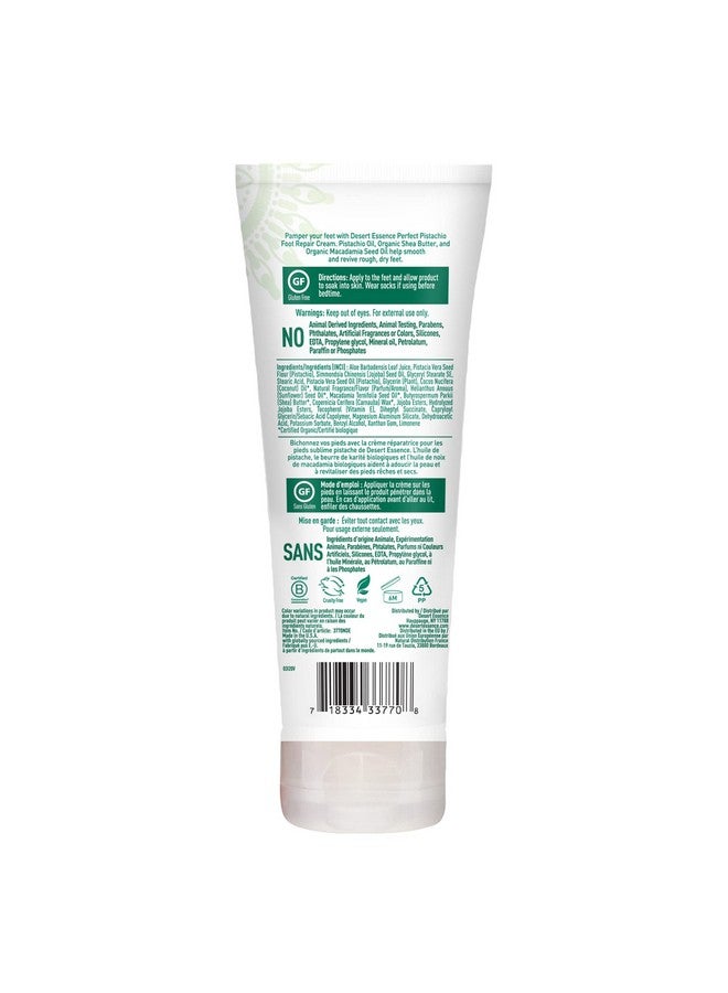 كريم إصلاح القدم بالفستق، 3.5 أونصة سائلة، عبوة مكونة من 3 قطع، تعيد نعومة وإصلاح البشرة وتجديدها، زيت جوز الفستق، زبدة الشيا، زيت بذور المكاداميا، لم يتم الإساءة إلى الحيوانات لتصنيعها - Image 3