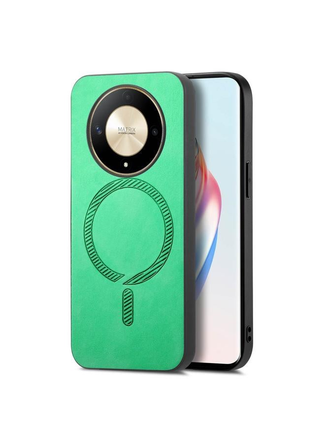 S-TOP Case For Honor Magic6 Pro 5G Retro Magsafe Magnetic PU Back Cover Phone Case - Image 1