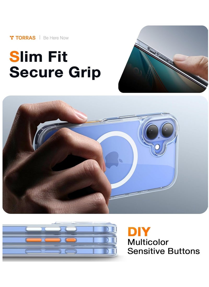 Houmt - iPhone 16 Magnetic Case Compatible with MagSafe Support Wireless Charging iPhone 16 Cover Anti Scratch Shockproof Protective Case for iPhone 16 6.1 inch - Image 1