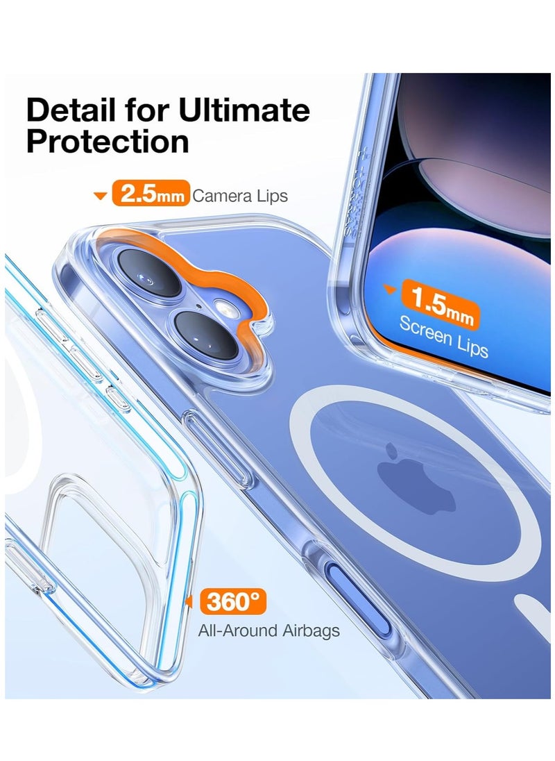 Houmt - iPhone 16 Magnetic Case Compatible with MagSafe Support Wireless Charging iPhone 16 Cover Anti Scratch Shockproof Protective Case for iPhone 16 6.1 inch - Image 1