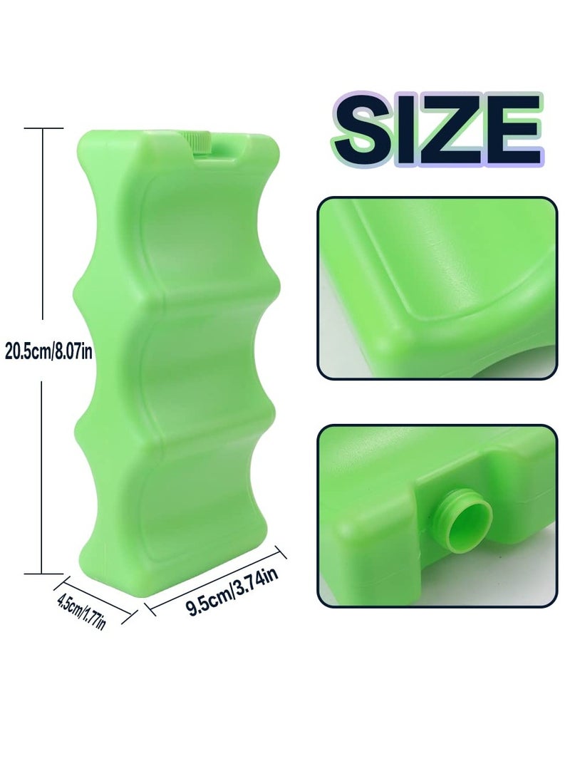 Generic - 3pcs Ice Pack, Bottle Ice Packs for Feeding Working Mom fit for Cans Bottles Pump Bag Red,Green,Purple - Image 1