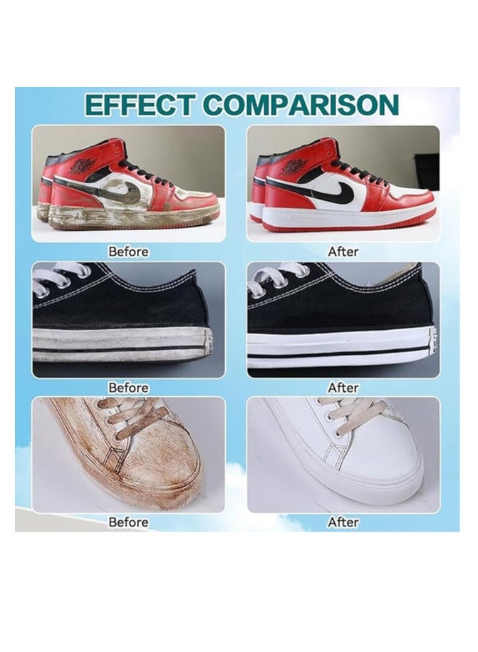 ECVV 80PCS Shoe Sneaker Wipes Cleaner 1 Pack Disposable Shoe Wipes Quick Wipes Removes Dirt Stains for White Shoes and Boots Travel Portable Wipes - Image 3