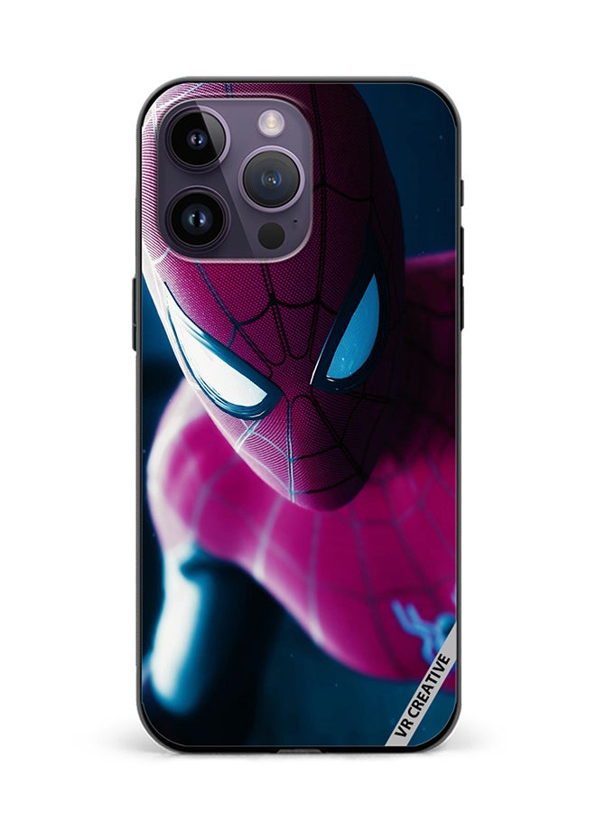 VR CREATIVE Protective Case Cover For Apple iPhone 16 Pro Max Spiderman Design Multicolour