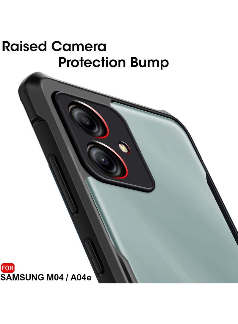 Case Cover for Samsung Galaxy M04/F04/A04E, Ultra-Thin Lightweight Cover Soft TPU Bumper + Acrylic Clear Back - Image 4