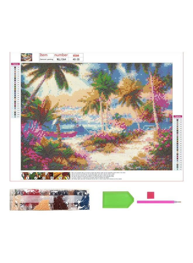 NIBEMINENT DIY 5D Diamond Painting Kit Multicolour - Image 1
