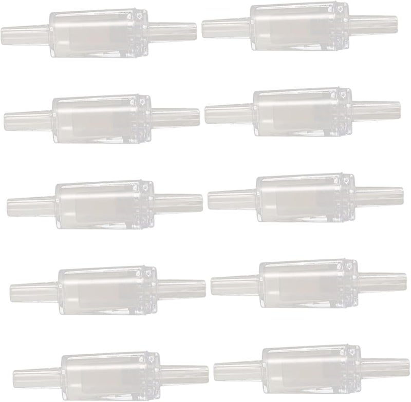 White One Way Check Valve 10pcs For Aquarium Fish Tank Hydroponics Easy Installation - Image 1