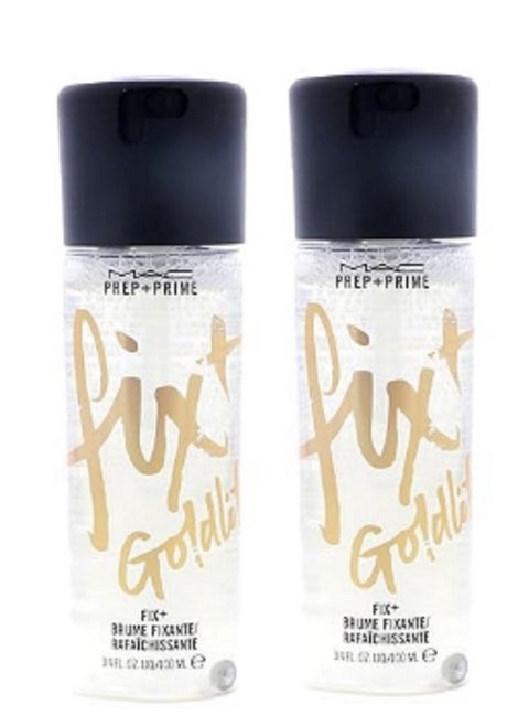 MAC Prep + Prime Fix + Goldlite Pack of 2