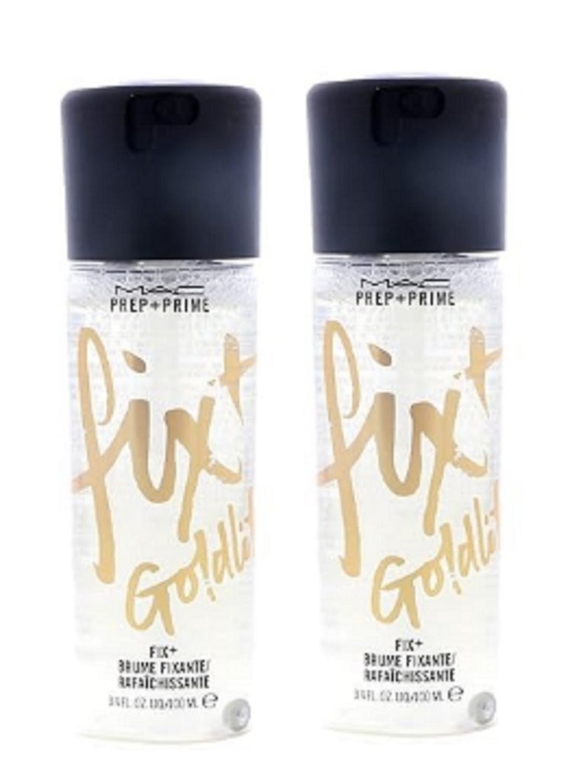 MAC Prep + Prime Fix + Goldlite Pack of 2