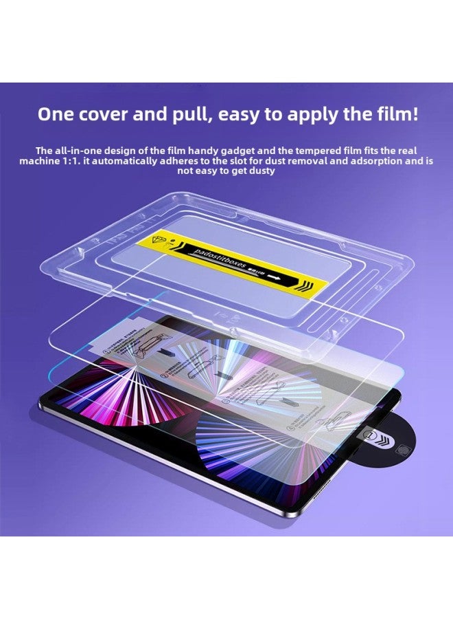 For Ipadpro11 Dust-free Warehouse Tempered Film Air6 Flat 2024 Seconds Film 10.2 HD Apple Mini7-Color:Dust-free Warehouse Blue Light Tempered Film-Size:Ipad Air7/air6【 13inch 】(2025/2024)