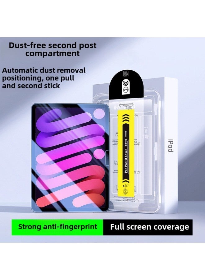 For Ipadpro11 Dust-free Warehouse Tempered Film Air6 Flat 2024 Seconds Film 10.2 HD Apple Mini7-Color:Dust-free Warehouse Blue Light Tempered Film-Size:Ipad Air7/air6【 13inch 】(2025/2024)