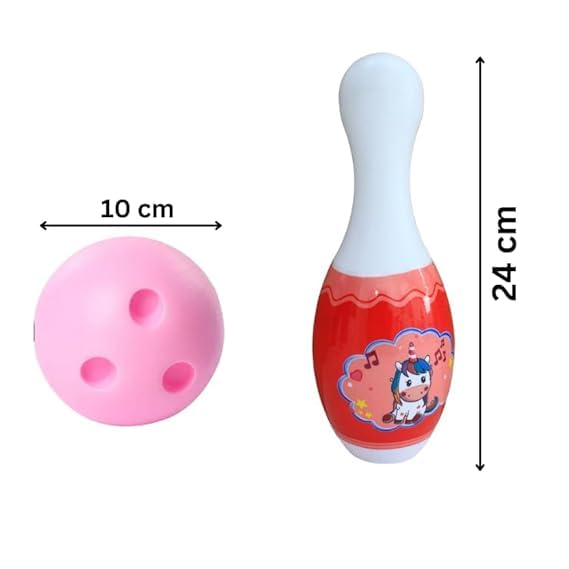 MOPANIRAJ Bowling Set for Kids 6 Colorful Pins & 2 Ball - Indoor Outdoor Toddler Bowling Game Toy - Safe Soft Play Set for Girls Boys Ages 3+ - Educational Active Sports Gift - Image 2