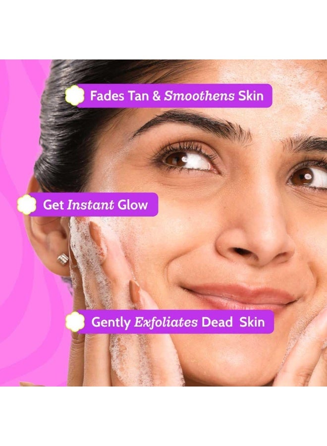 Chemist at Play Gentle Exfoliating Face Wash | Instant Glow | Exfoliates for Bright, Smooth Skin | Oily, Dry & Combination Skin | For Men & Women 100ml - Image 2