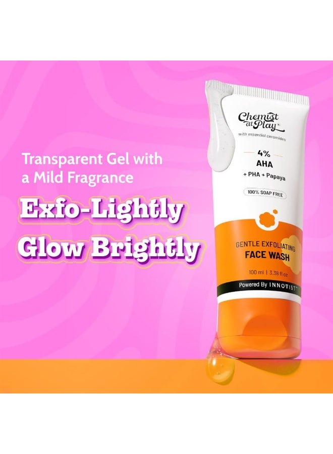Chemist at Play Gentle Exfoliating Face Wash | Instant Glow | Exfoliates for Bright, Smooth Skin | Oily, Dry & Combination Skin | For Men & Women 100ml - Image 5