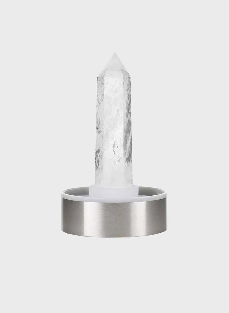 Prickly Pear Clear Quartz Interchangeable Crystal Water Bottle