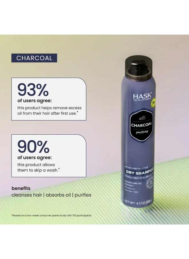 HASK Charcoal Purifying  Dry Shampoo 122g