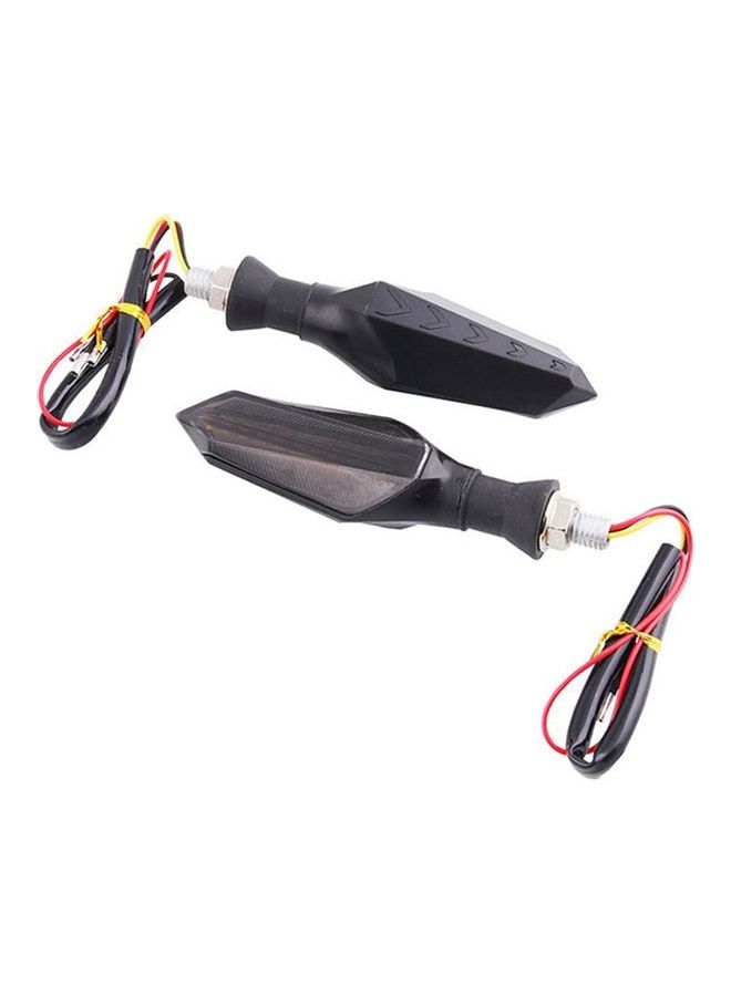 إسكدنيا مصباح إشارة الانعطاف للدراجة النارية مصنوع من البلاستيك على شكل سهم - Image 3