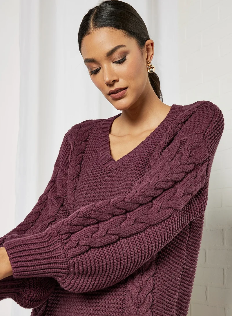 Bardot Cable Knit Dress