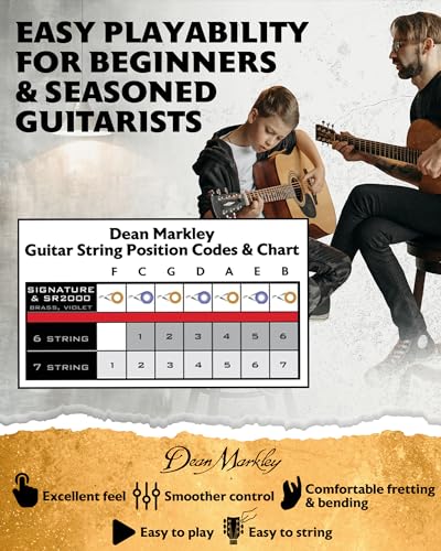 Dean Markley Signature Vintage Bronze Acoustic Guitar Strings 6 String Set, 10-47 Acoustic Guitar Strings Extra Light, Precision Wound Guitar Strings Acoustic with Superior Tone Quality, Made in USA - Image 5